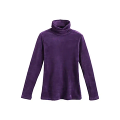 Turtleneck Velvet Pullover Long Sleeve Sweatshirts