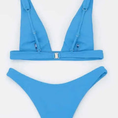 Two Pieces Low Waist Push Up Set Bikini