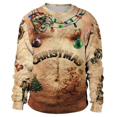 Ugly Christmas 3D Print Gift Funny Pullover