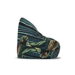 Ukiyo-e Moonlit Kappa Area Bean Bag Chair Cover
