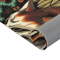 Ukiyo-E Style Area Rug with Japanese Mythical Charm