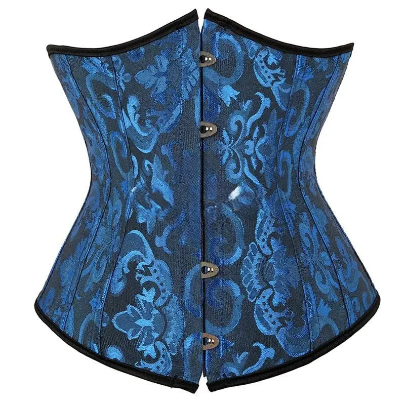 Under bust Floral Gothic Corset