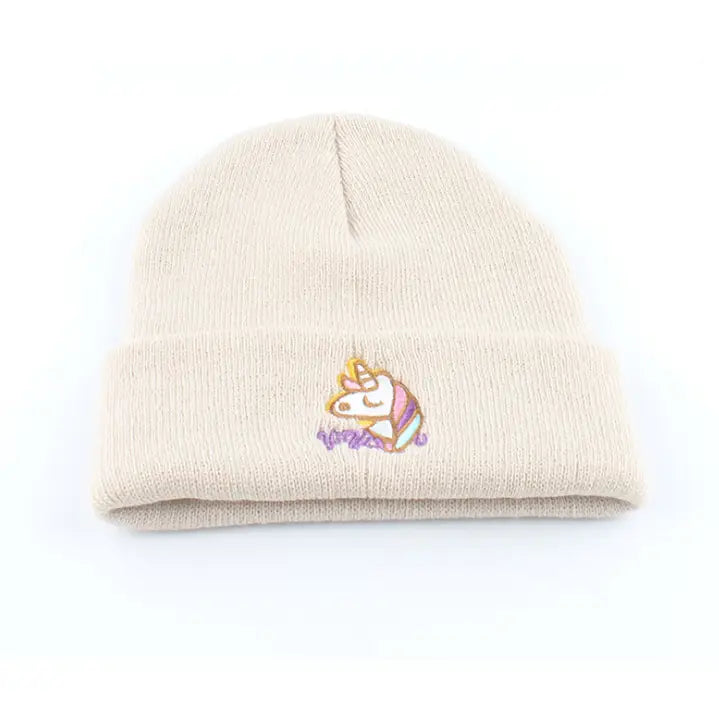 Unicorn Embroidered Kawaii Hat