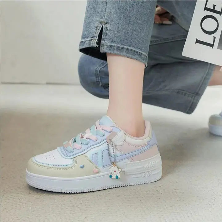 Unicorn Kawaii Pastel Platform - Shoes