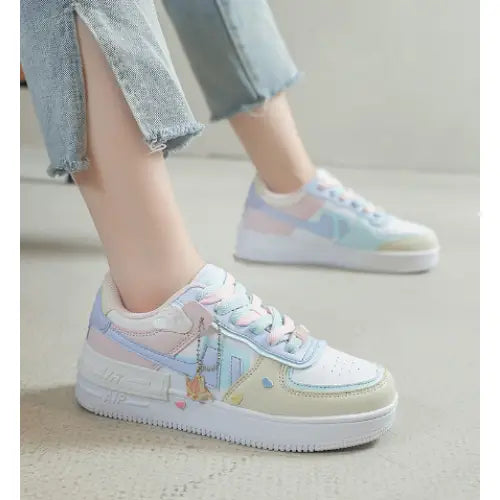 Unicorn Kawaii Pastel Platform - Shoes