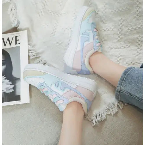 Unicorn Kawaii Pastel Platform - Shoes