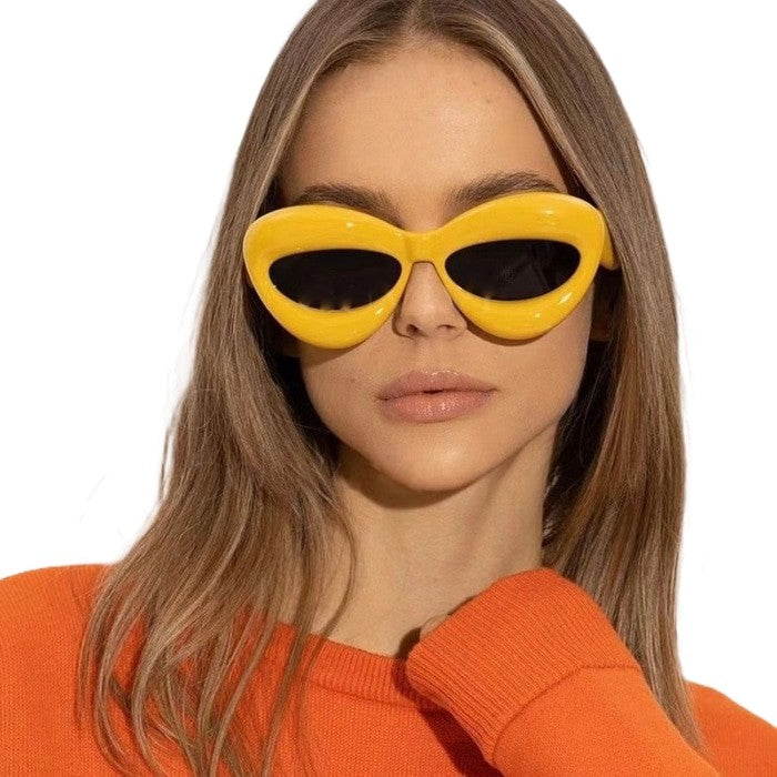Unique Candy Color Lip Sunglasses