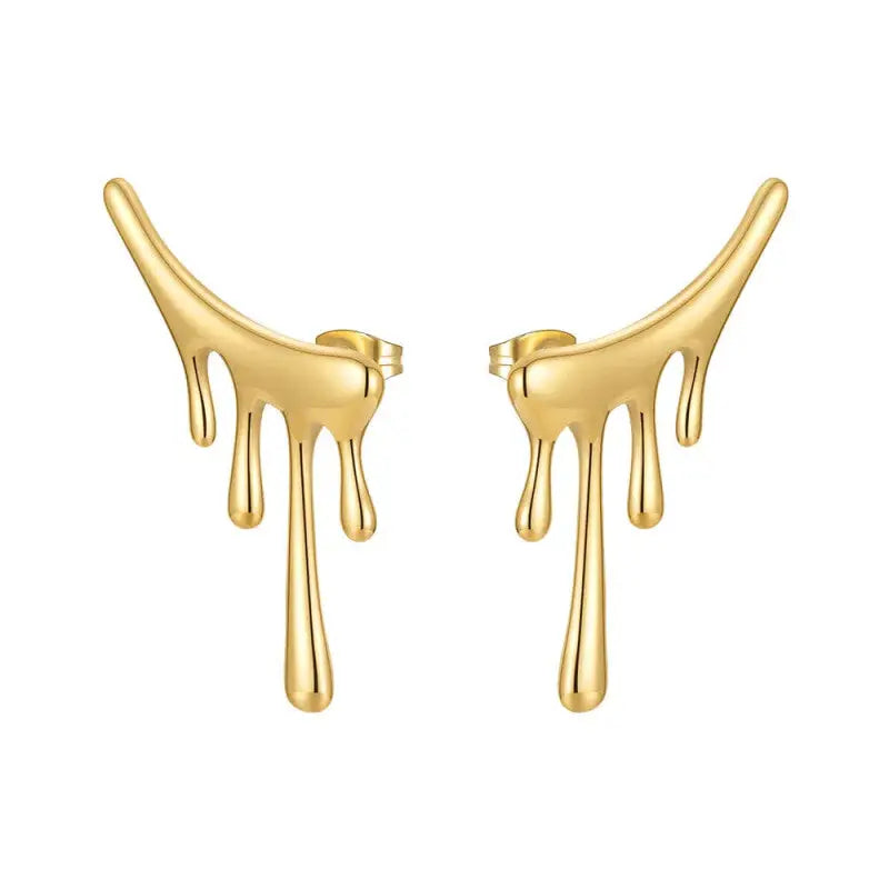 Mini Trinity Cluster Stud Earring 14K Gold Mini Trinity Cluster Stud Earring 14K Gold