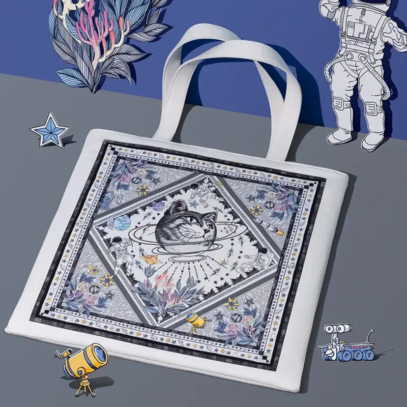 Universe Cat Astronaut Handbag