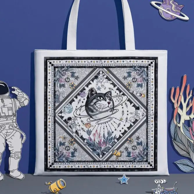 Universe Cat Astronaut Handbag