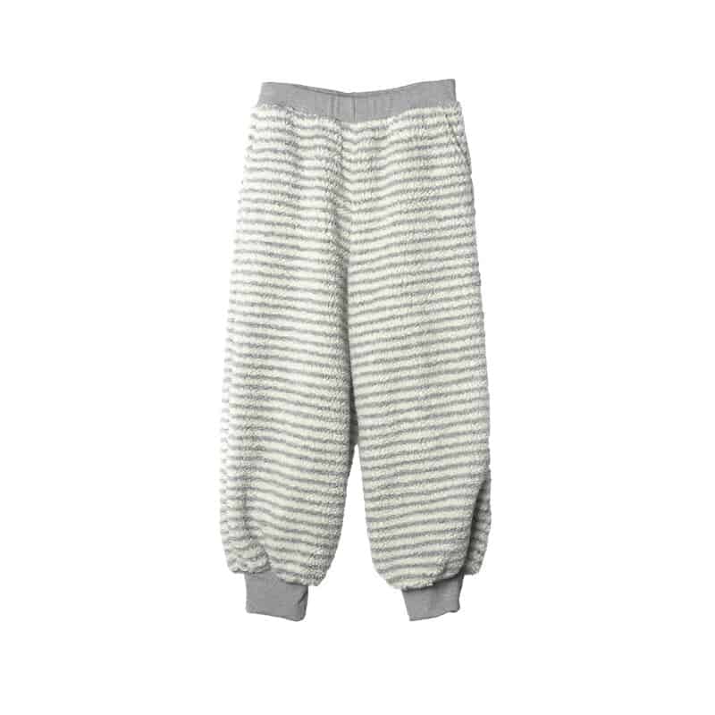 Urban Striped Thick Fleece Jogger Sweatpants Grey / S