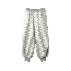 Urban Striped Thick Fleece Jogger Sweatpants Grey / S