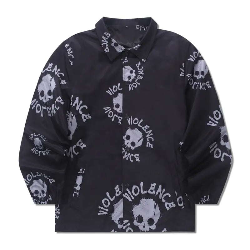 Urban Violence Long Sleeve Jacket - Black / M - Shirt