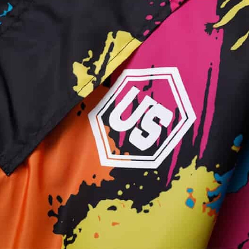 Us Color Paint Hooded Jacket - Jackets