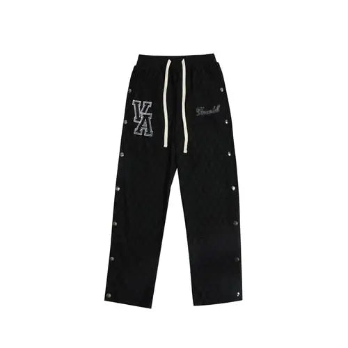 VA Button Side Joggers Pants