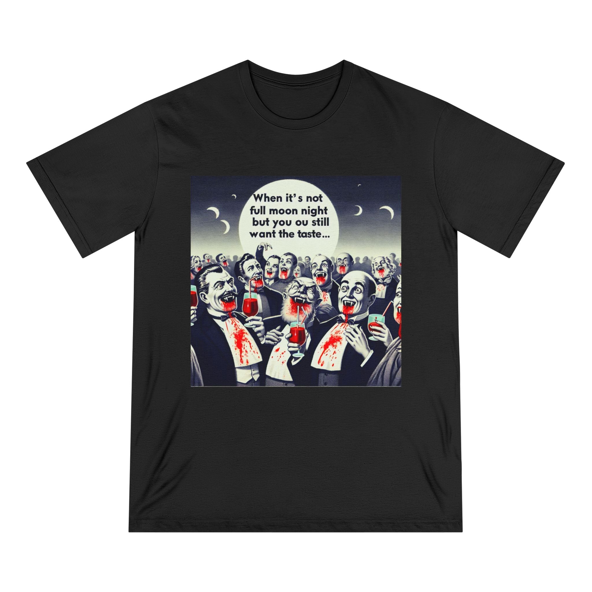 Vampire Diner Halloween T-Shirt Mystic Twilight Style Black