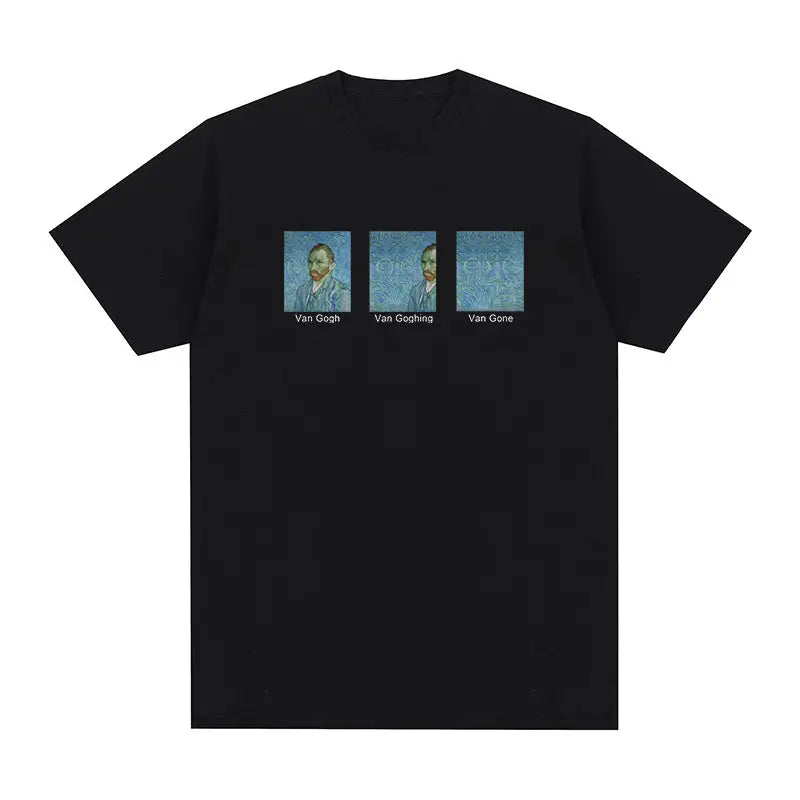 Van Gogh Going Gone T-shirt - Black / S - T-Shirt