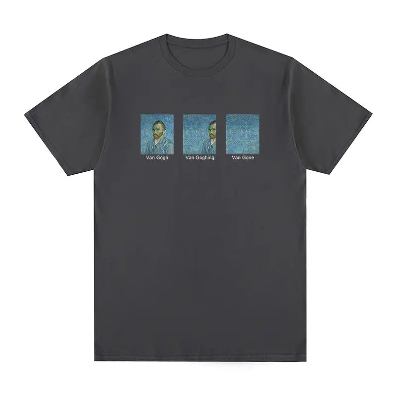 Van Gogh Going Gone T-shirt - Charcoal / S - T-Shirt