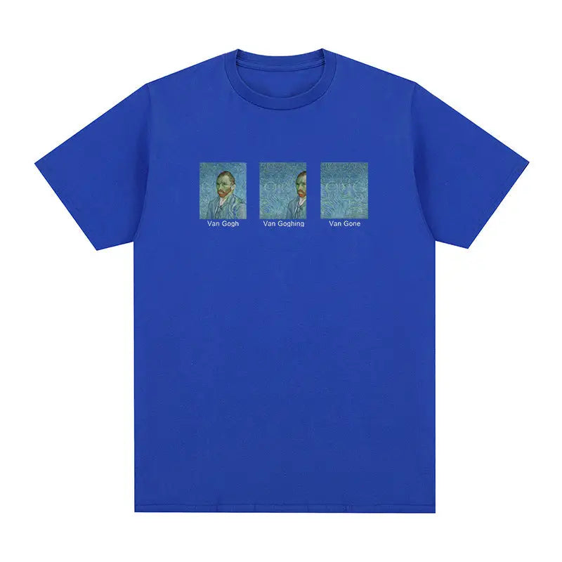 Van Gogh Going Gone T-shirt - Royal Blue / S - T-Shirt