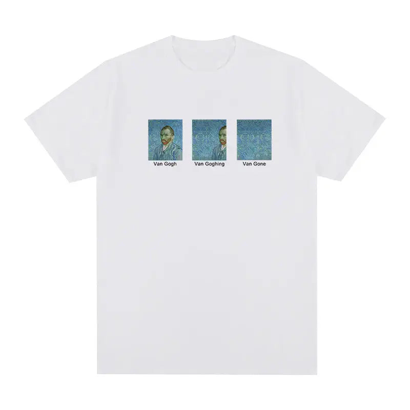 Van Gogh Going Gone T-shirt - White / S - T-Shirt
