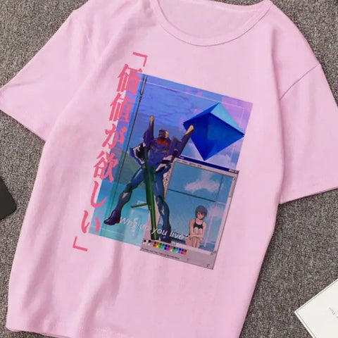 Vaporwave Aesthetic Cool Print T-Shirt