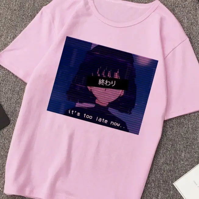 Vaporwave Aesthetic Cool Print T-Shirt