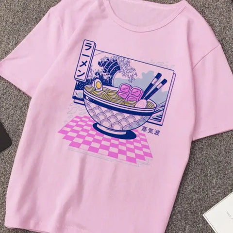 Vaporwave Aesthetic Cool Print T-Shirt