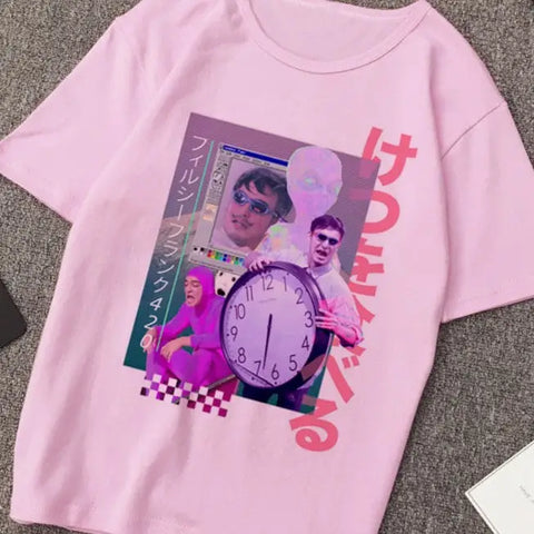 Vaporwave Aesthetic Cool Print T-Shirt
