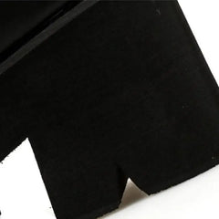 Vegan Leather Punk Metal Platform Shoes Euro Size