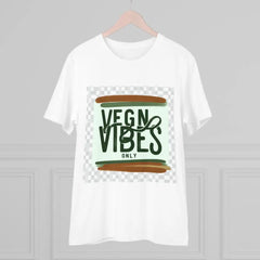Vegan Vibes T Shirt with Casual Minimalist Logo