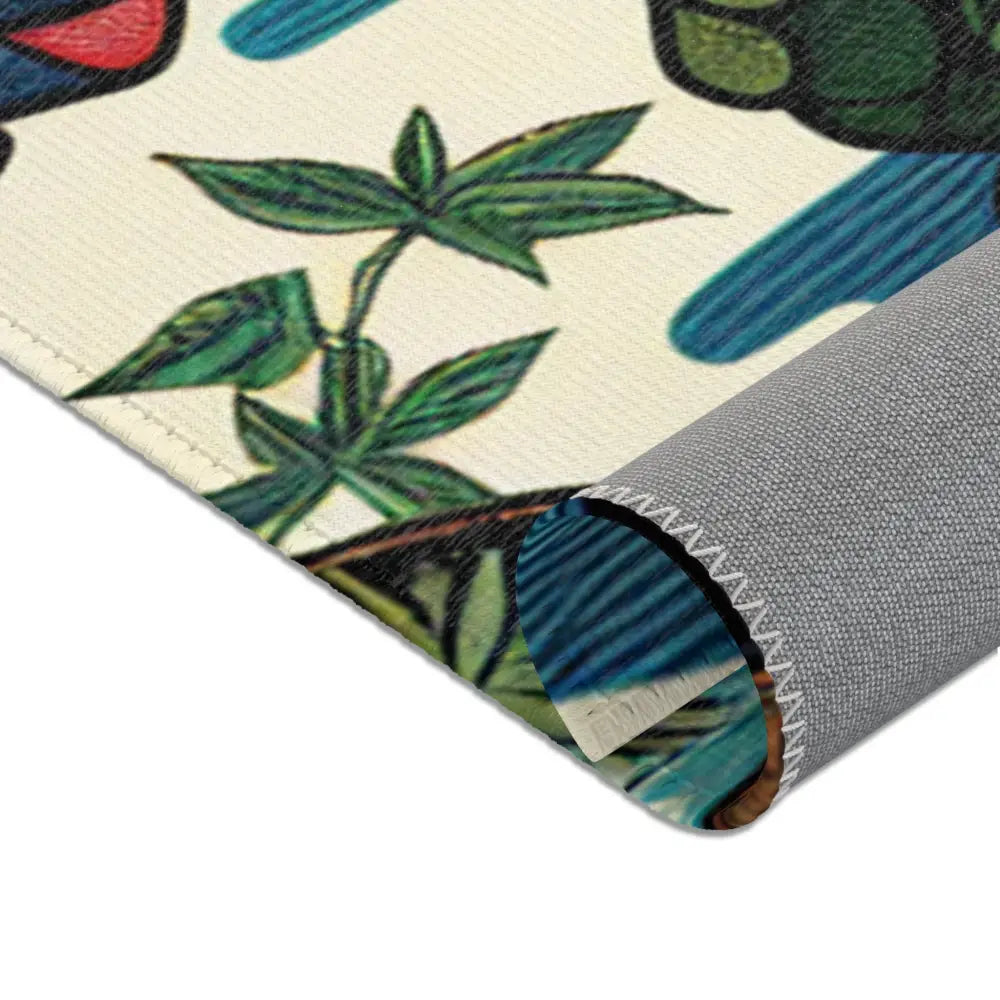 Vibrant Ukiyo-e Style Captivating Area Rug with Japanese