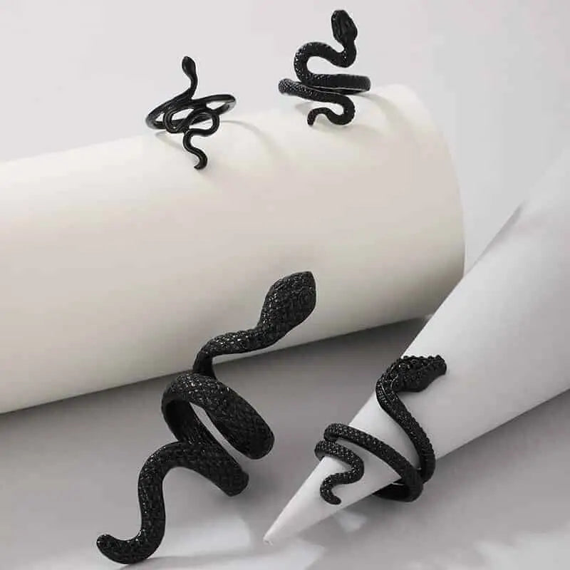 Vintage Adjustable Finger Ring Set for Everyday Wear