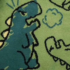 Vintage Dinosaur Cartoon Sweater