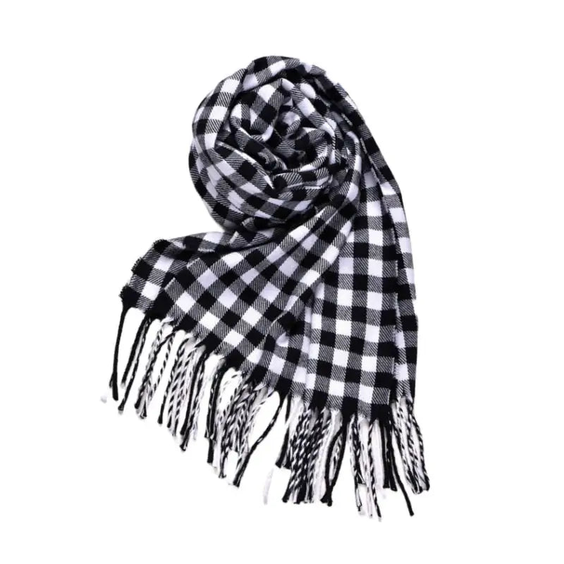 Vintage Houndstooth Scarf