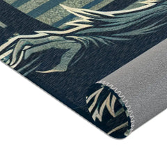 Vintage-Inspired Yokai Area Rug Japan’s Mystical Folklore