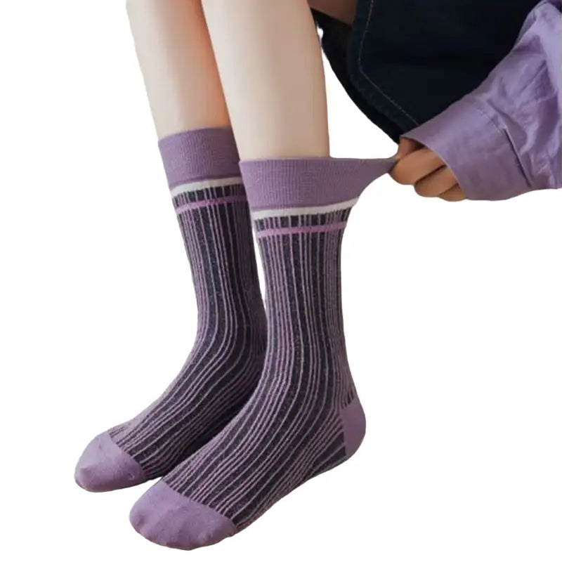 Vintage Mid-Leg Socks