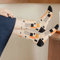 Vintage Print Socks