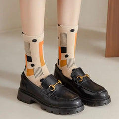 Vintage Print Socks