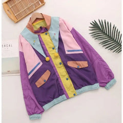 Vintage Retro 80s Colorful Jacket