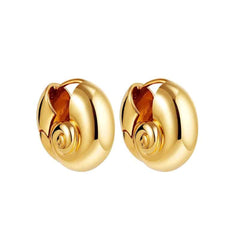 Vintage Stainless Steel Plated Snail Conch Shell Starfish