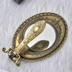 Vintage Style Hand Mirror for Travel and Daily