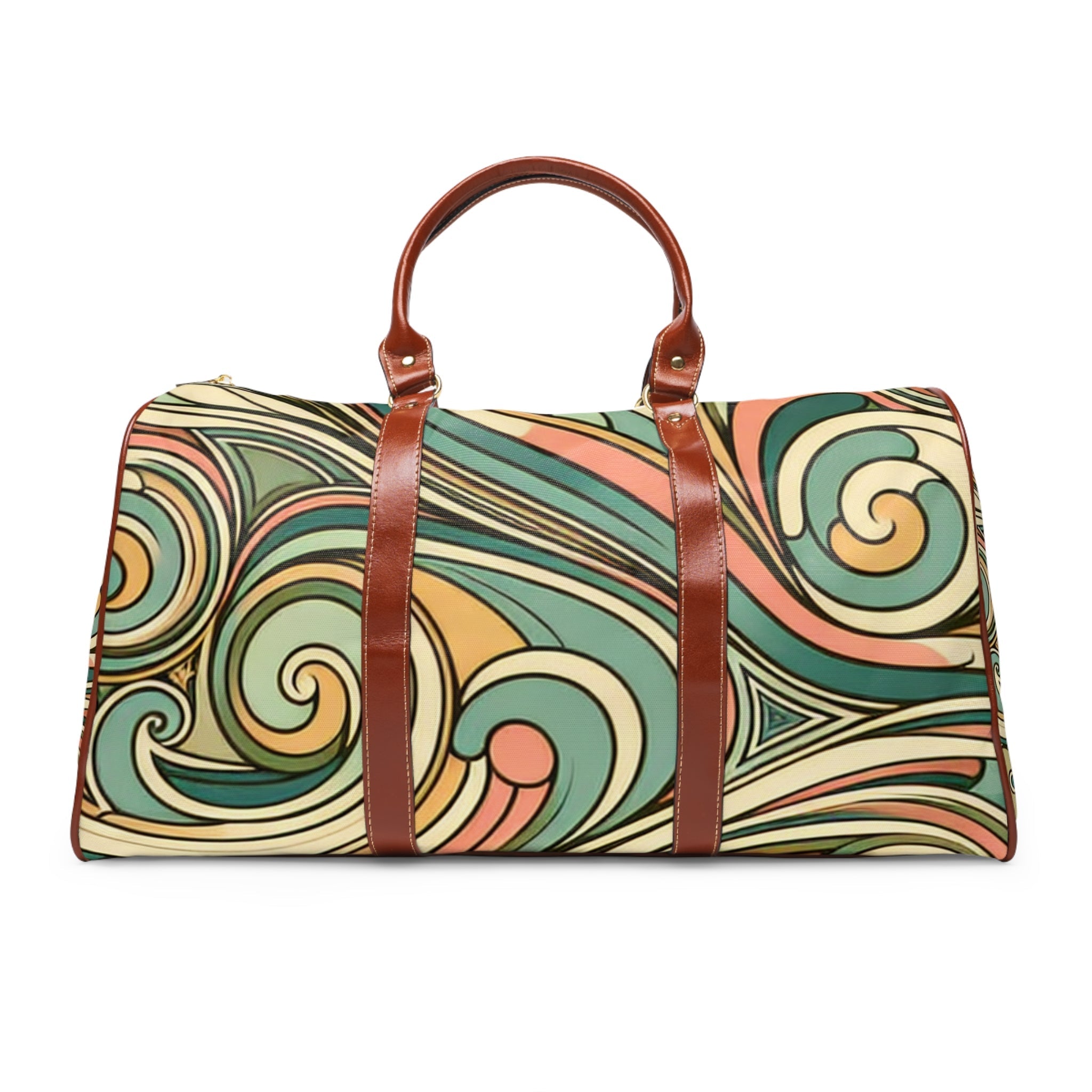 Vintage Traveller Bag with Eye-Catching Retro Pattern 20’’
