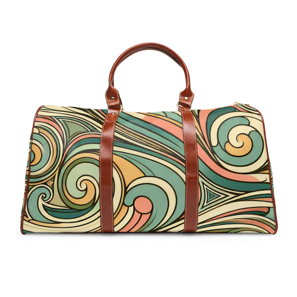 Vintage Traveller Bag with Eye-Catching Retro Pattern 20’’