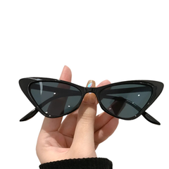 Retro Vintage Triangle Cat Eye Sunglasses