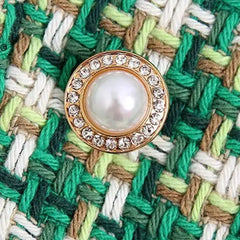 Vintage Woven Blazer Long Sleeve Double Breasted