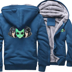 Warm Alien Face Loose Hoodies