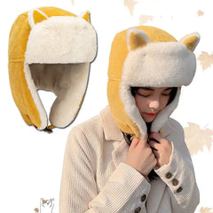 Warm Cat Ears Faux Fur Hat