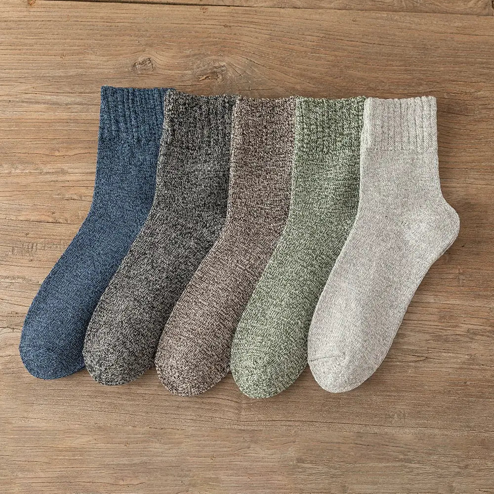 Warm Wool Socks - 5 Colors Set F / Free size 38-43