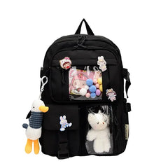Waterproof Cute Teddy Bear School Backpack for Laptop