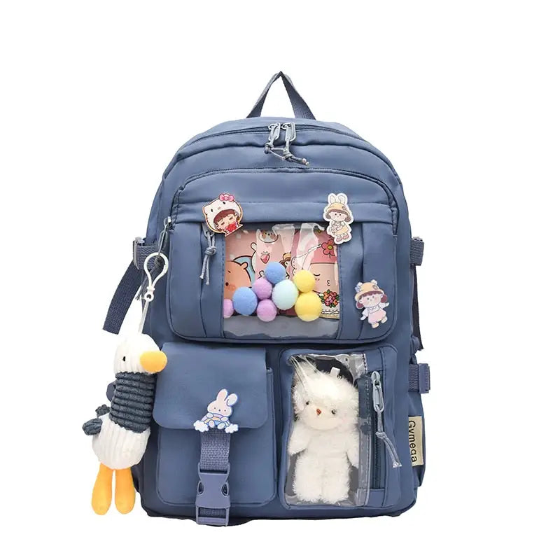 Waterproof Cute Teddy Bear School Backpack for Laptop